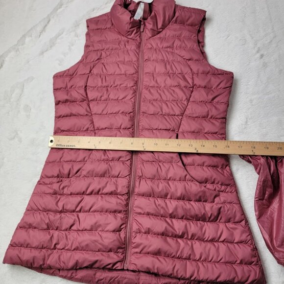 Lululemon Women's Plumful Pack It Lightweight Full-Zip Down Puffer Vest Size 6 - Picture 6 of 7